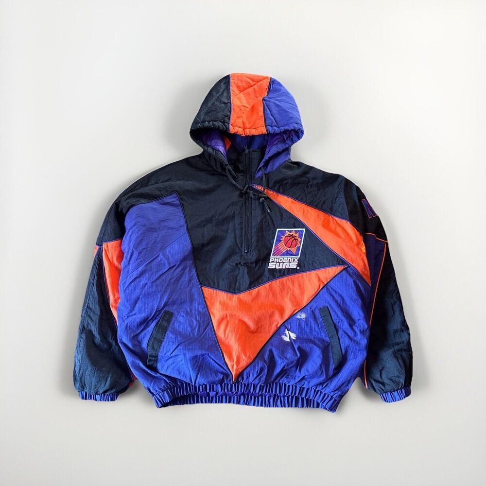 Pro Player Mens XL Phoenix Suns NBA Vintage Puffer Jacket 90s Coat Daniel Young
